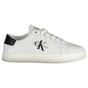 Calvin Klein White Polyester Sneaker