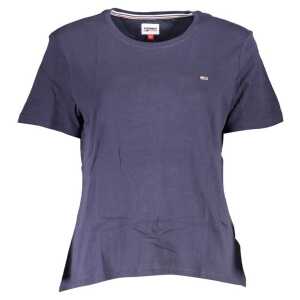Tommy Hilfiger Blue Cotton Tops & T-Shirt