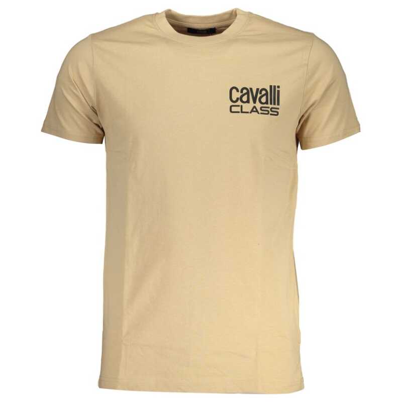 Cavalli Class Beige Cotton T-Shirt, theFeinheit