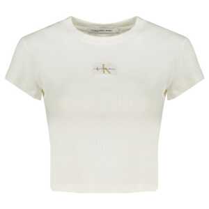 Calvin Klein White Cotton Tops & T-Shirt