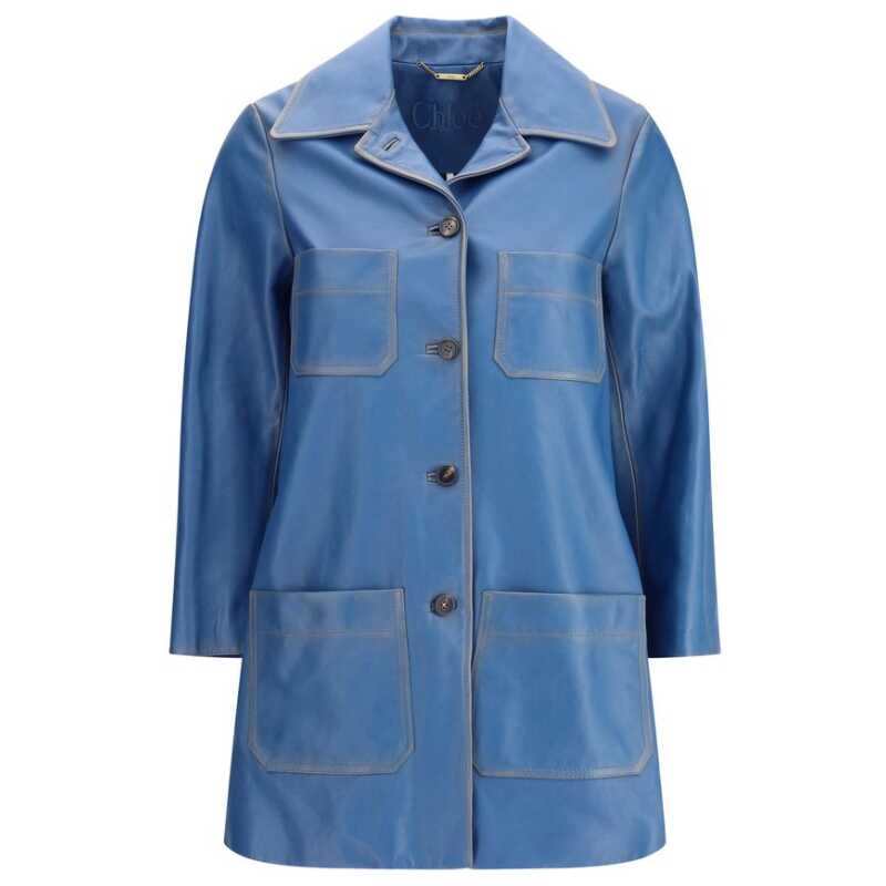 Chloé Leather Coat, theFeinheit
