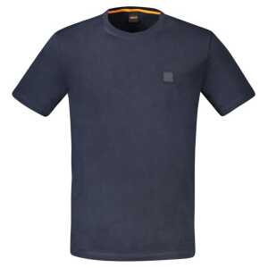 Hugo Boss Blue Cotton Men T-Shirt