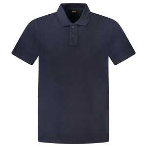 Hugo Boss Blue Cotton Polo Shirt