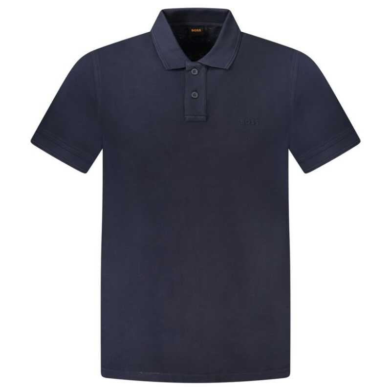 Hugo Boss Blue Cotton Polo Shirt, theFeinheit