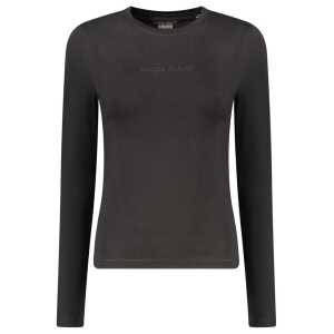 Guess Jeans Black Cotton Tops & T-Shirt