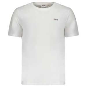 Fila White Cotton T-Shirt