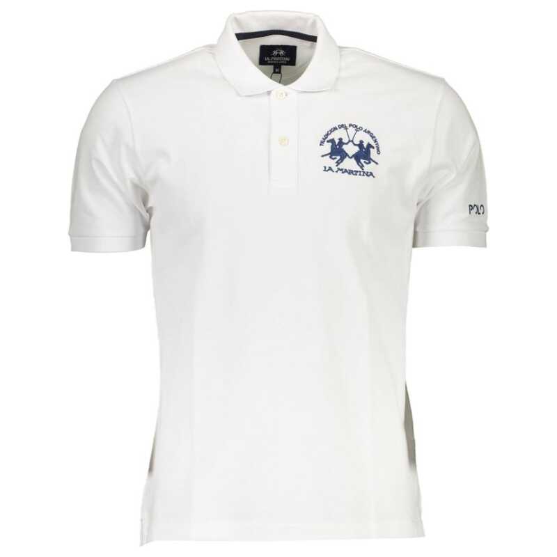 La Martina White Cotton Polo Shirt, theFeinheit