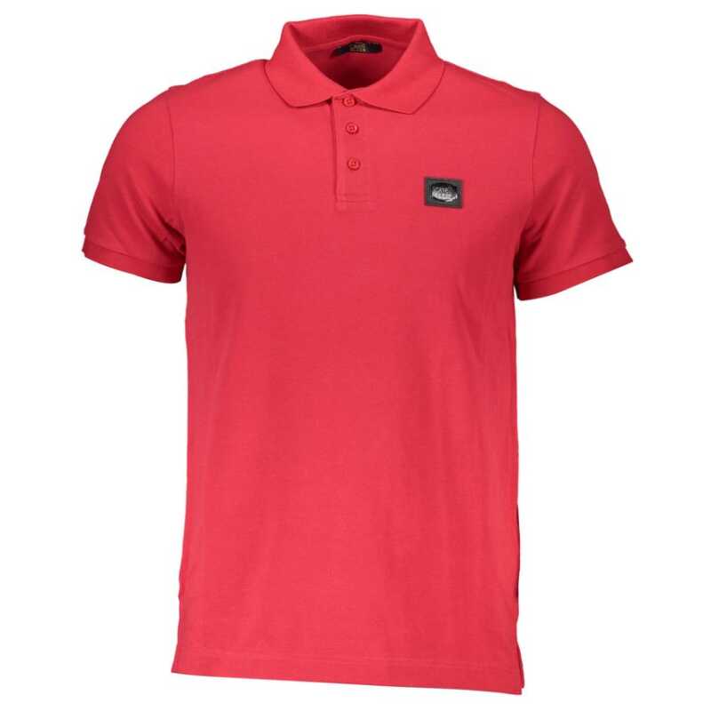 Cavalli Class Red Cotton Polo Shirt, theFeinheit