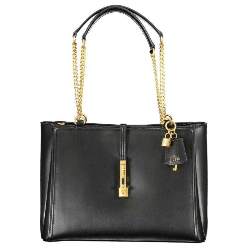 Guess Jeans Black Polyethylene Handbag, theFeinheit
