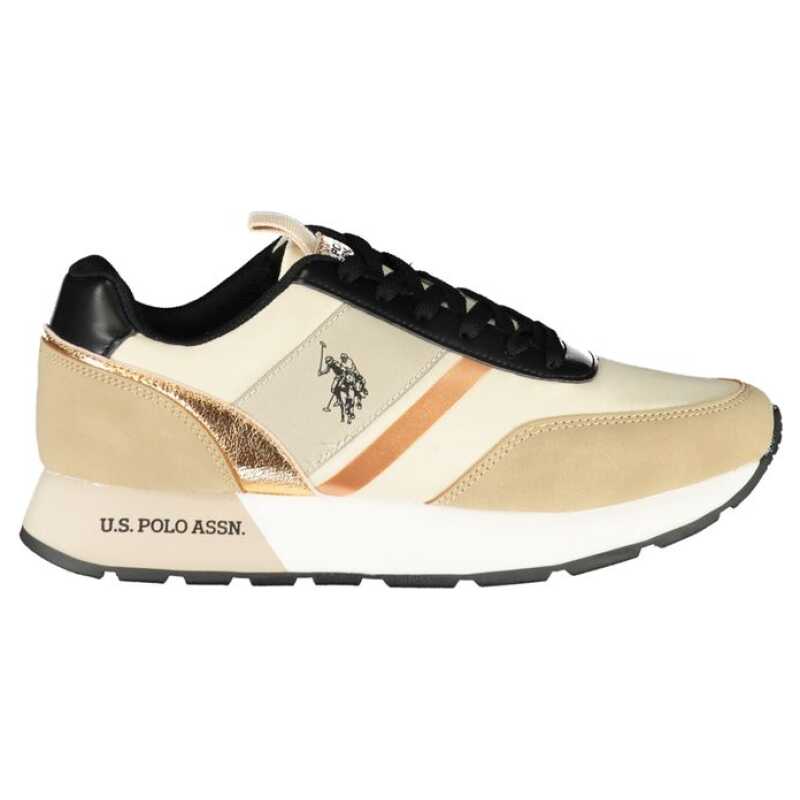 U.S. POLO ASSN. Beige Polyester Sneaker, theFeinheit