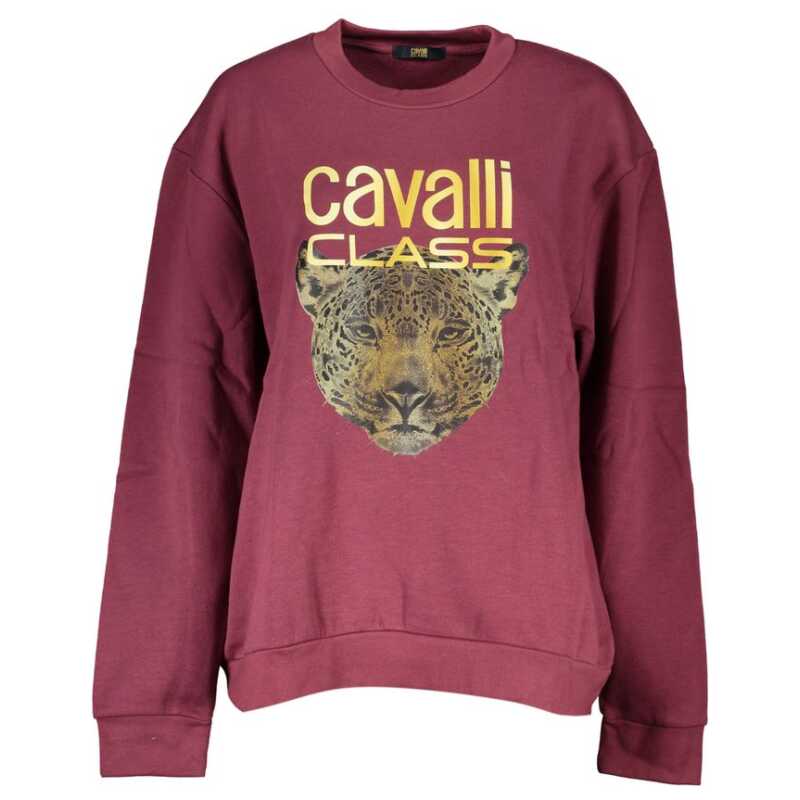 Cavalli Class Purple Cotton Sweater, theFeinheit
