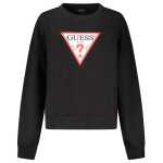 Guess Jeans Black Cotton Sweater
