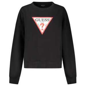 Guess Jeans Black Cotton Sweater