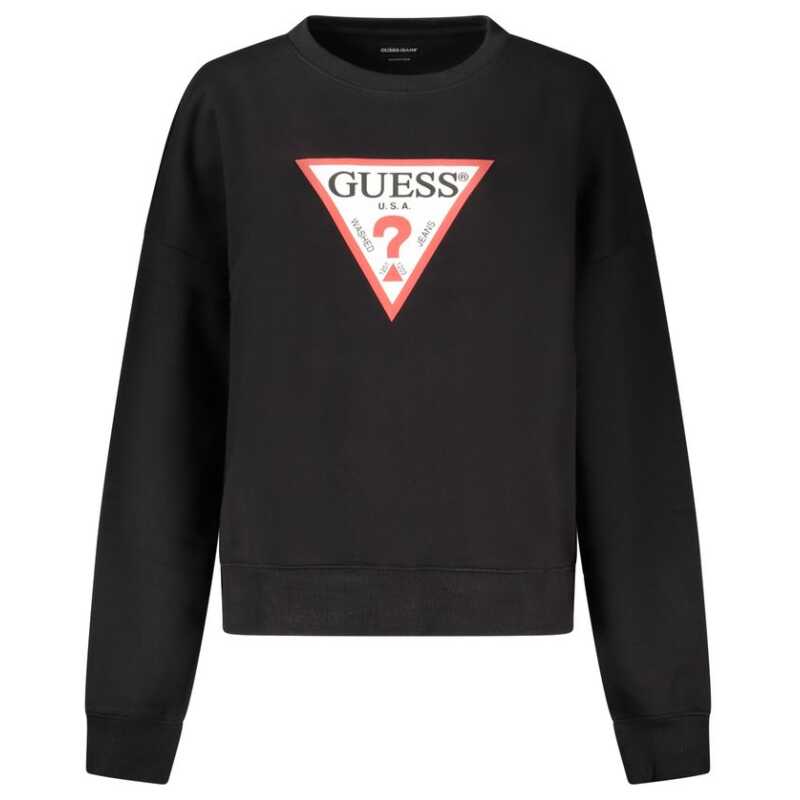 Guess Jeans Black Cotton Sweater, theFeinheit