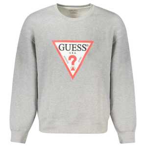 Guess Jeans Gray Cotton Sweater