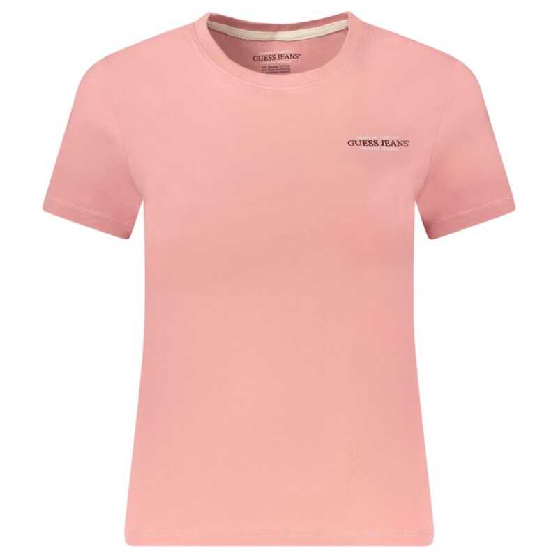 Guess Jeans Pink Cotton Tops &amp; T-Shirt, theFeinheit