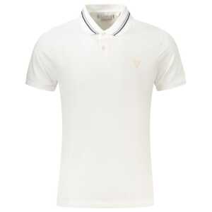 Guess Jeans White Cotton Polo Shirt