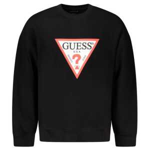 Guess Jeans Black Cotton Sweater