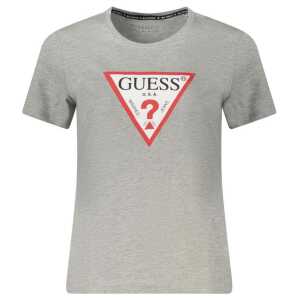 Guess Jeans Gray Cotton Tops & T-Shirt