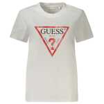 Guess Jeans White Cotton Tops & T-Shirt