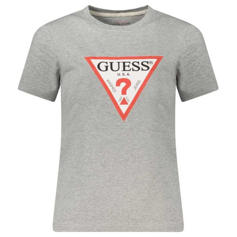 Guess Jeans Gray Cotton Tops &amp; T-Shirt, theFeinheit