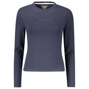 Guess Jeans Blue Cotton Tops & T-Shirt