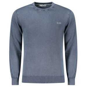 Guess Jeans Blue Cotton Sweater