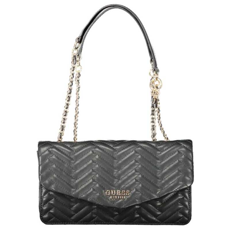 Guess Jeans Black Polyethylene Women Handbag, theFeinheit