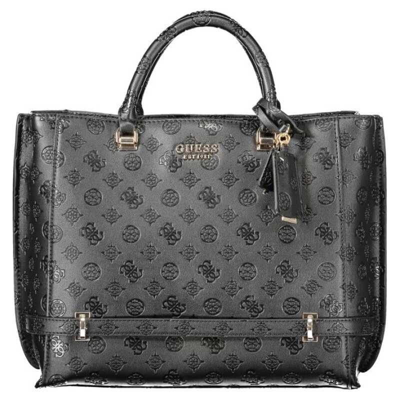 Guess Jeans Black Polyethylene Women Handbag, theFeinheit