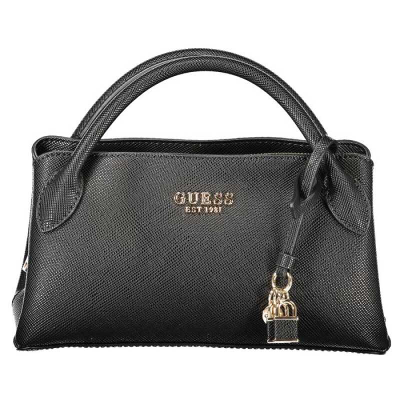 Guess Jeans Black Polyethylene Women Handbag, theFeinheit
