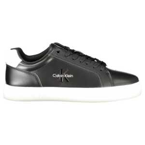 Calvin Klein Black Leather Men Sneaker