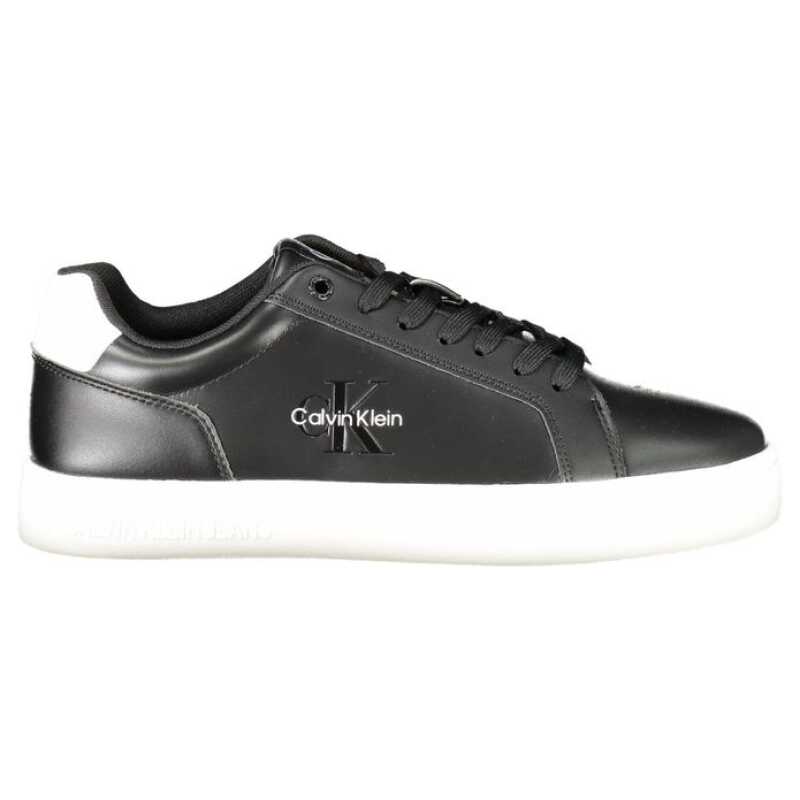 Calvin Klein Black Leather Men Sneaker, theFeinheit