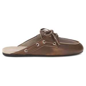 Miu Miu Leather Sabot Loafers