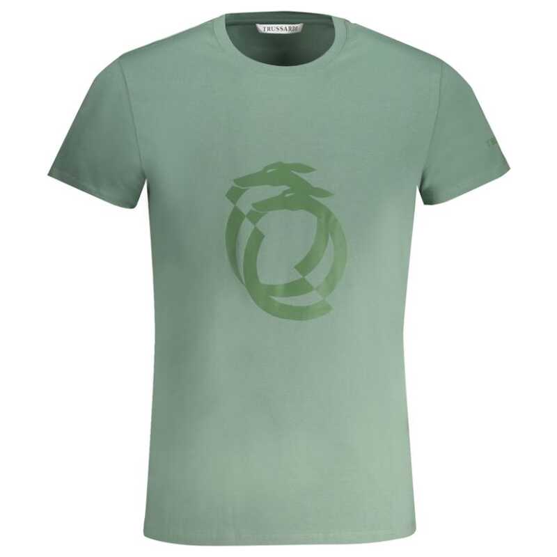 Trussardi Green Cotton T-Shirt, theFeinheit