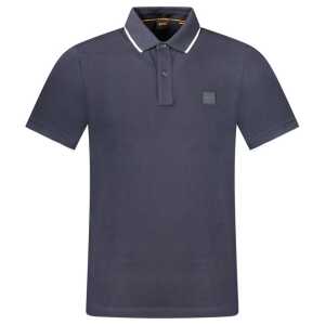 Hugo Boss Blue Cotton Polo Shirt