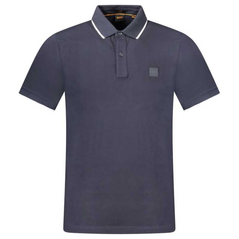 Hugo Boss Blue Cotton Polo Shirt, theFeinheit