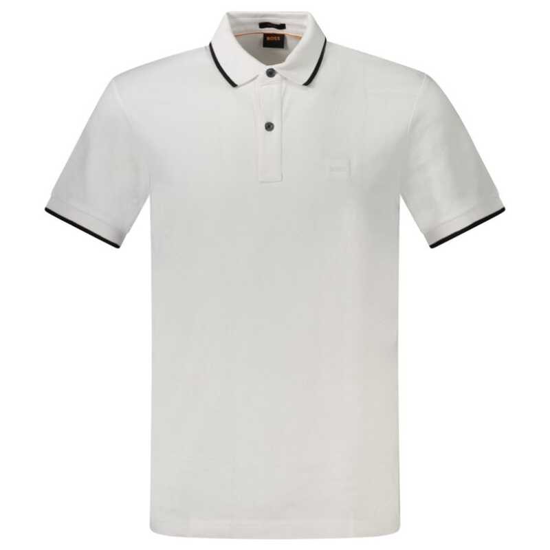 Hugo Boss White Cotton Polo Shirt, theFeinheit