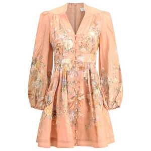 Zimmermann Mini Tallow Plunge Dres
