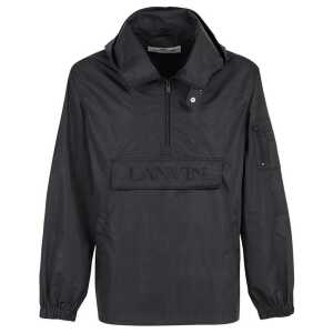 Lanvin Logo Hooded Windbreaker