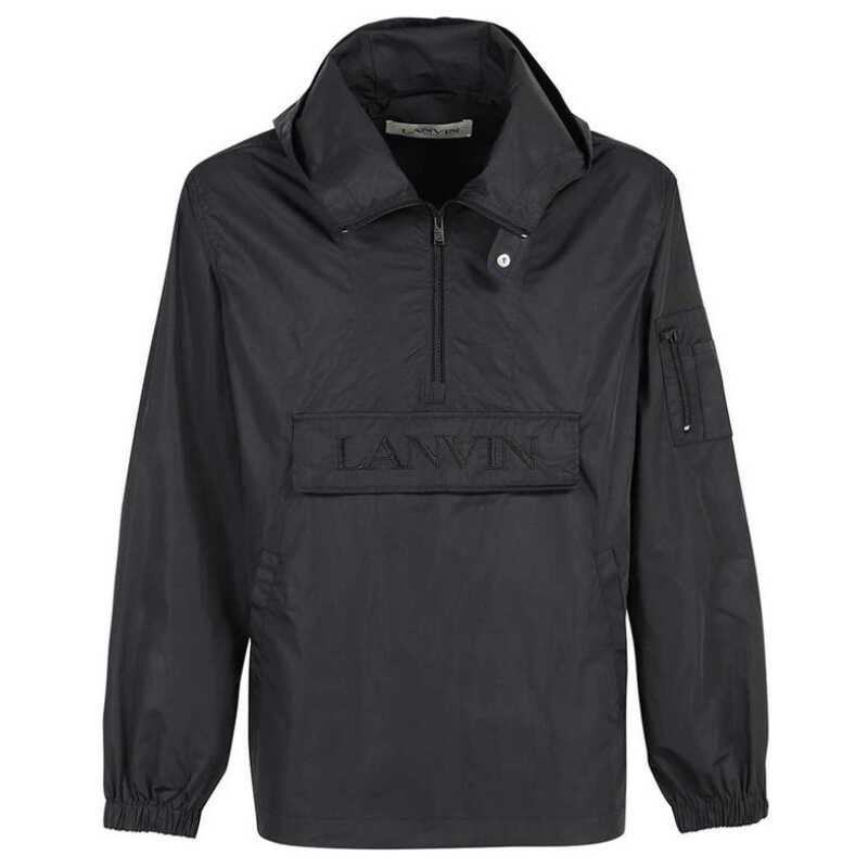 Lanvin Logo Hooded Windbreaker, theFeinheit