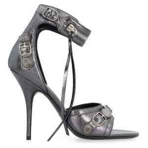 Balenciaga Cagole Leather Sandals