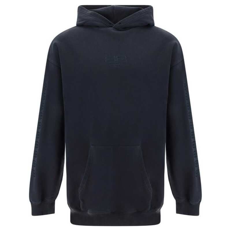 Balenciaga Cotton Hooded Sweatshirt, theFeinheit
