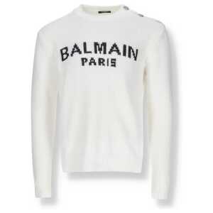 Balmain Cotton Logo Sweater