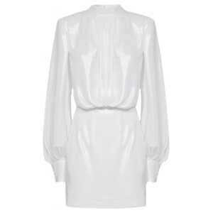 BLANCA VITA Abelia Laminated Mini Dress