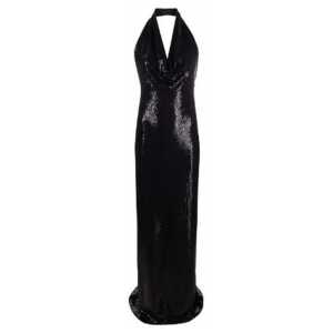 BLANCA VITA Sequin-Embellished Long Dress