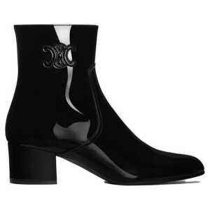 Celine Triomphe Zipped Leather Boots