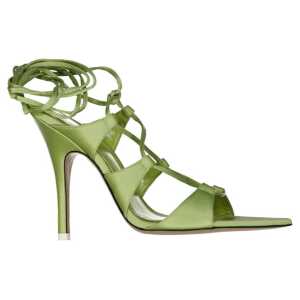The Attico Reneè Satin Sandals
