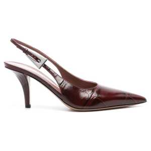 Paris Texas Jessica Leather Slingback Pumps