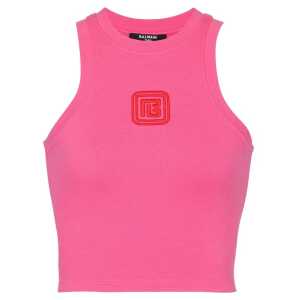 Balmain Cropped Tank Top
