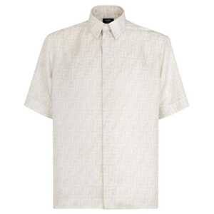 Fendi Logo Silk Shirt